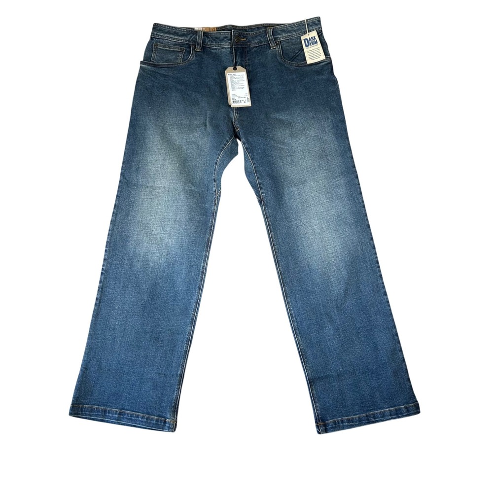 prAna Axiom Jean Mens 36x32 Antique Stone Wash Organic Stretch Straight Leg NEW
